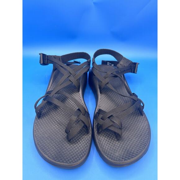 Chaco Women’s ZX/2 Classic Black Strappy Sandals Size 10 - Picture 1 of 4